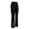 Flare Leg Leggings with the Woodland Red Deer Stag Logo from River to Ridge Clothing brand in black