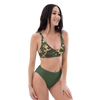 High Waist Padded Camo Bikini, UPF 50, FREE Shipping
