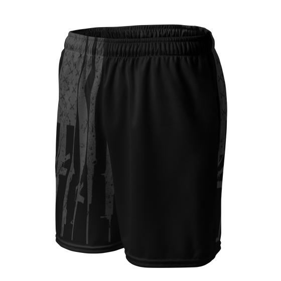 Men's Tactical Pattern, UPF 50, Mesh Shorts w/ Pockets