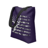 Tote Bag: Purple Whitetail Flag Logo