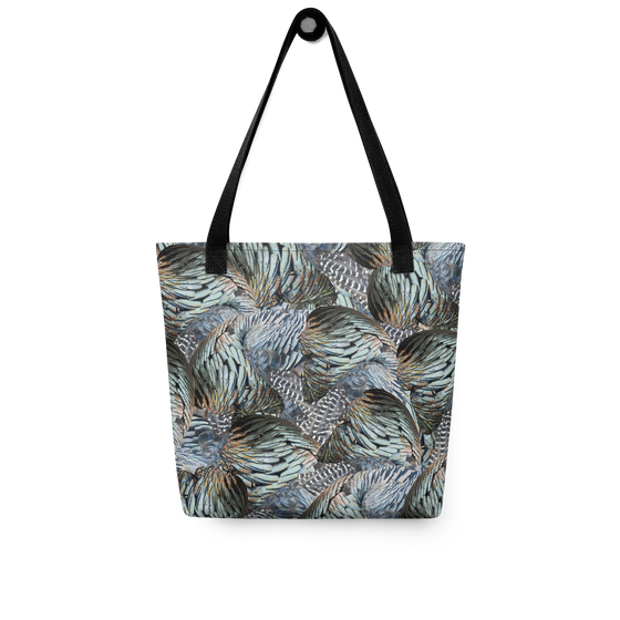 Turkey Feather Pattern Tote Bag from River to Ridge Brand