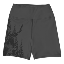  Womens shorts in grey graphite with an elk on them, womens