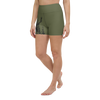 Fitted Shorts, Woodland OD Green, UPF 50
