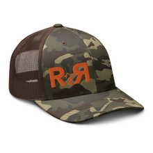 R2R Logo Camo mesh back low profile hat from River to Ridge Clothing Brand