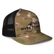  River to Ridge Brand Mountain Logo Camo Flex Fit Hat