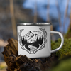 Enamel Camping Mug, Antler Logo