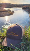 River to Ridge Unisex Snapback Trucker Hat, Brown, Unisex