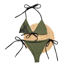  String Bikini, Lightly Padded, Woodland Green, FREE Shipping