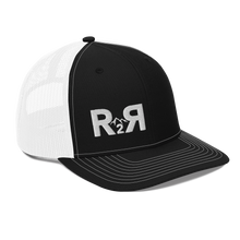  River to Ridge R2R Logo snapback trucker hat in black and white