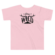  Toddler Stay Wild T, Pink, 2T- 5T