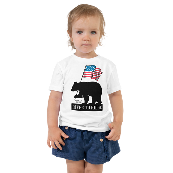 Toddler Patriotic Bear T, Unisex, 2T-5T