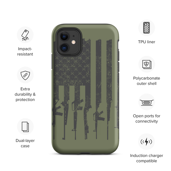 iPhone® Dual Layer Tough Case, Tactical, FREE Shipping