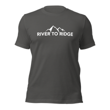  River to Ridge Logo T, Asphalt or Black