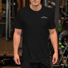 River to Ridge, Men's 2 Sided Logo T: Black or Army