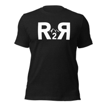  R2R Mens Logo T in Black Heather for River to Ridge Clothing Brand