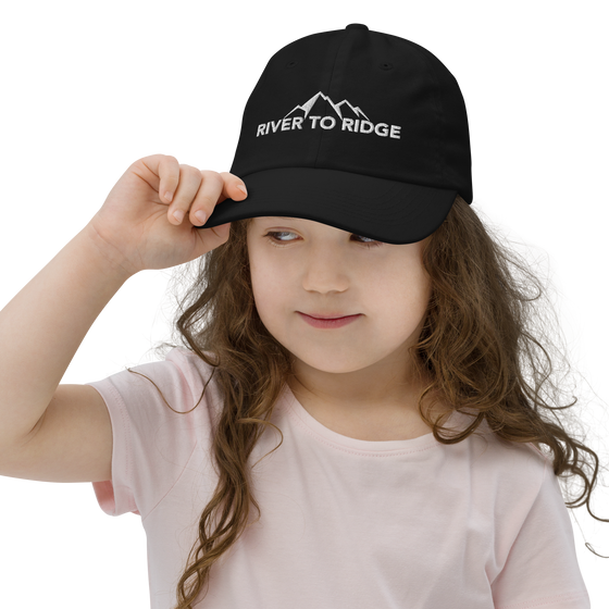 Youth River to Ridge Hat, Unisex, Black or Navy
