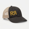 Sunwashed Vintage Black Unisex River to Ridge Low Profile Hat