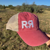 Women's Sunwashed Crimson Stitched Low Profile Hat