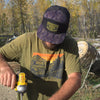 Topography Antler Leather Patch Hat, Green or Brown Patch