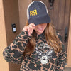 Sunwashed Vintage Black Unisex River to Ridge Low Profile Hat