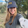 Sunwashed Vintage Black Unisex River to Ridge Low Profile Hat
