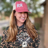 Women's Sunwashed Crimson Stitched Low Profile Hat