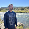 Men's UPF 50 Fishing USA Moisture Wicking Hoodie