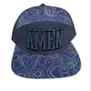 AMEN Topographical Print Unisex Faith Hat