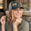 Sunwashed Vintage Black Unisex River to Ridge Low Profile Hat