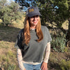 Sunwashed Vintage Black Unisex River to Ridge Low Profile Hat