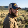 Sunwashed Vintage Black Unisex River to Ridge Low Profile Hat