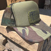 FREE shipping + SALE, One Nation Under God, Camo Trucker Hat