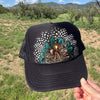 Feather Western Trucker Hats in Black, Limited Edition