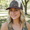Western Feather Brown Trucker Hats w/ Optional Shotgun Shell, Limited Edition