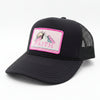 FAITH, Women's Trucker Patch Hat, Camo or Black