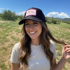 FAITH, Women's Trucker Patch Hat, Camo or Black