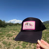 FAITH, Women's Trucker Patch Hat, Camo or Black