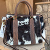 Concealed Carry Luxe Cowhide & Leather Handbag