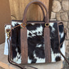 Concealed Carry Luxe Cowhide & Leather Handbag