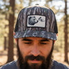 Brown Bear Boop Unisex Patch Hat, Realtree Camo or Olive