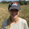 Women's Vintage Washed Ponytail Opening River to Ridge Patch Hat