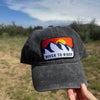 Women's Vintage Washed Ponytail Opening River to Ridge Patch Hat
