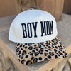 Boy Mom, Women's Leopard Bill Hat