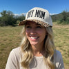 Boy Mom, Women's Leopard Bill Hat