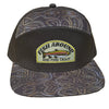 Fish Around & Find Trout, Topography Pattern Water Repellant Hat