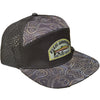 Fish Around & Find Trout, Topography Pattern Water Repellant Hat