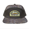 Fish Around & Find Trout, Topography Pattern Water Repellant Hat