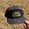 Fish Around & Find Trout, Topography Pattern Water Repellant Hat