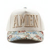 AMEN Premium Floral Bill Women's Limited Edition Faith Hat