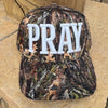PRAY Premium Camo Stitched Limited Edition Faith Hat, Unisex